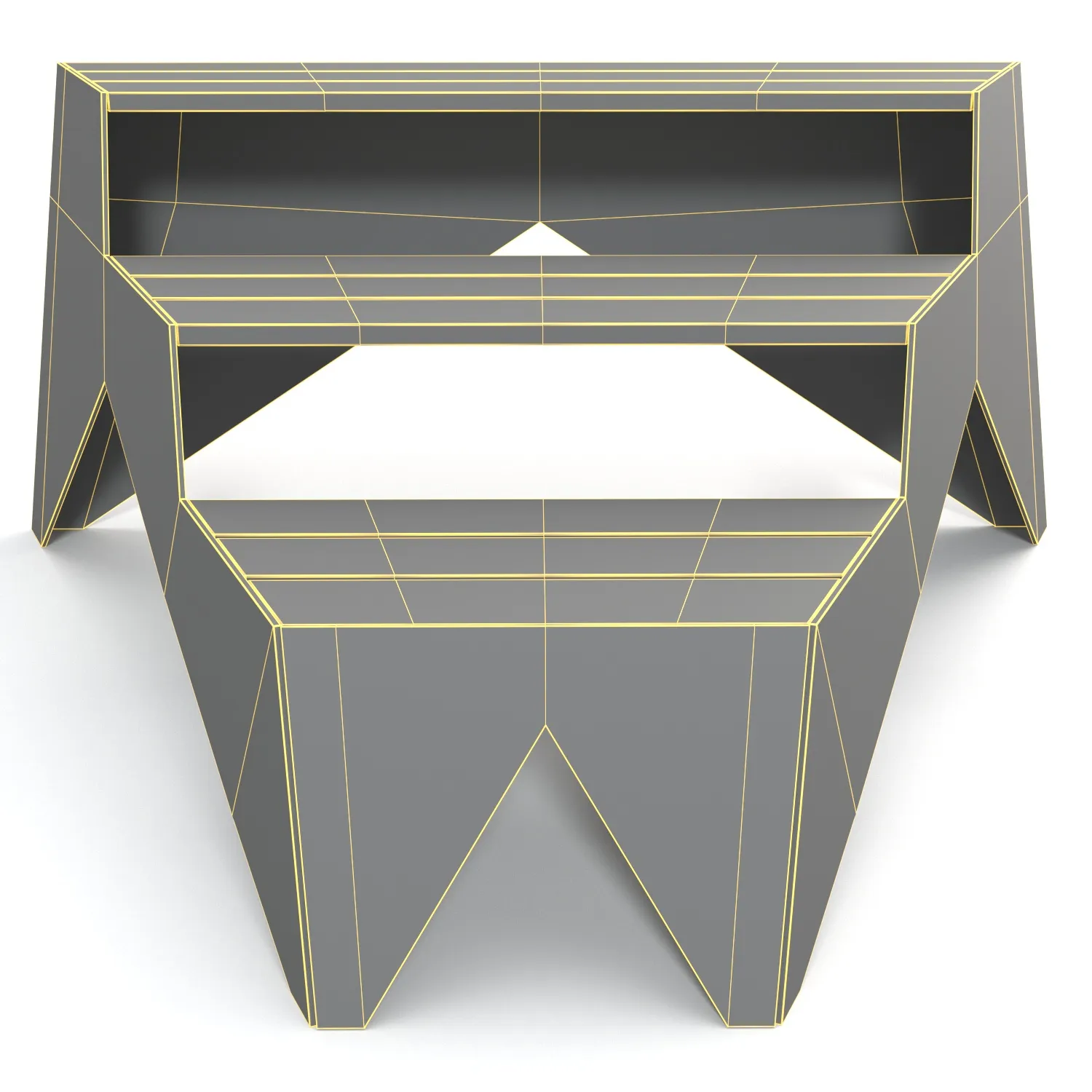 Vestre Stoop Bench 3D Model_07